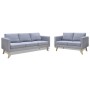 2 and 3 seater sofa set in light gray fabric by , Sofas - Ref: Foro24-272193, Price: 533,02 €, Discount: %