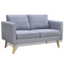 2 and 3 seater sofa set in light gray fabric by , Sofas - Ref: Foro24-272193, Price: 533,02 €, Discount: %