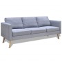 2 and 3 seater sofa set in light gray fabric by , Sofas - Ref: Foro24-272193, Price: 533,02 €, Discount: %