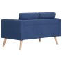 Conjunto de sofás 2 piezas tela azul de , Sofás - Ref: Foro24-276853, Precio: 646,70 €, Descuento: %