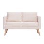 2-piece sofa set in cream fabric by , Sofas - Ref: Foro24-276851, Price: 639,82 €, Discount: %