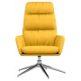 Mustard yellow fabric relaxation armchair by , Armchairs - Ref: Foro24-341137, Price: 127,99 €, Discount: %