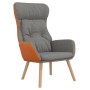 Sillón de relax de tela y PVC gris claro de , Sillones - Ref: Foro24-341301, Precio: 115,23 €, Descuento: %