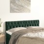 Headboards 2 units of dark green velvet 72x7x78/88 cm by , Headboards and footboards - Ref: Foro24-346351, Price: 75,61 €, Di...