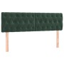 Headboards 2 units of dark green velvet 72x7x78/88 cm by , Headboards and footboards - Ref: Foro24-346351, Price: 75,61 €, Di...