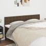 Headboards 2 units of dark brown fabric 100x5x78/88 cm by , Headboards and footboards - Ref: Foro24-346519, Price: 73,99 €, D...