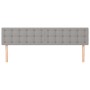 Headboards 2 units of light gray fabric 80x5x78/88 cm by , Headboards and footboards - Ref: Foro24-346476, Price: 66,48 €, Di...