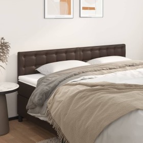 Headboards 2 units of brown synthetic leather 100x5x78/88 cm by , Headboards and footboards - Ref: Foro24-346527, Price: 67,9...