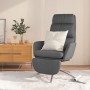 Sillón de relax con reposapiés de tela gris oscuro de , Sillones - Ref: Foro24-3097525, Precio: 147,03 €, Descuento: %