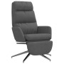 Sillón de relax con reposapiés de tela gris oscuro de , Sillones - Ref: Foro24-3097525, Precio: 147,03 €, Descuento: %