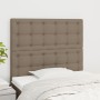 Headboards 2 units of taupe gray fabric 100x5x78/88 cm by , Headboards and footboards - Ref: Foro24-3116760, Price: 73,00 €, ...