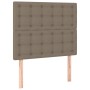 Headboards 2 units of taupe gray fabric 100x5x78/88 cm by , Headboards and footboards - Ref: Foro24-3116760, Price: 73,00 €, ...