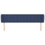 Blue fabric headboard 163x23x78/88 cm by , Headboards and footboards - Ref: Foro24-3117590, Price: 74,06 €, Discount: %