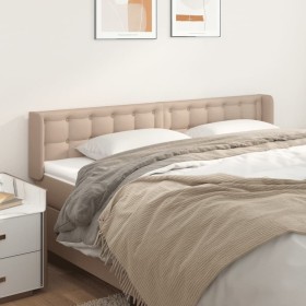 Cappuccino synthetic leather headboard 183x16x78/88 cm by , Headboards and footboards - Ref: Foro24-3118875, Price: 75,99 €, ...