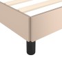 Estructura de cama cabecero cuero sintético capuchino 90x190 cm de , Camas y somieres - Ref: Foro24-3125548, Precio: 162,81 €...