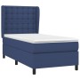 Box spring bed with blue fabric mattress 80x200 cm by , Beds and slatted bases - Ref: Foro24-3128243, Price: 356,22 €, Discou...