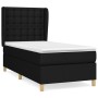 Cama box spring con colchón tela negro 80x200 cm de , Camas y somieres - Ref: Foro24-3128799, Precio: 315,99 €, Descuento: %