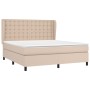 Boxspringbett mit Cappuccino-Kunstledermatratze 180x200cm von , Betten und Lattenroste - Ref: Foro24-3129050, Preis: 690,67 €...