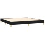 Cama box spring con colchón tela negro 200x200 cm de , Camas y somieres - Ref: Foro24-3130619, Precio: 543,99 €, Descuento: %