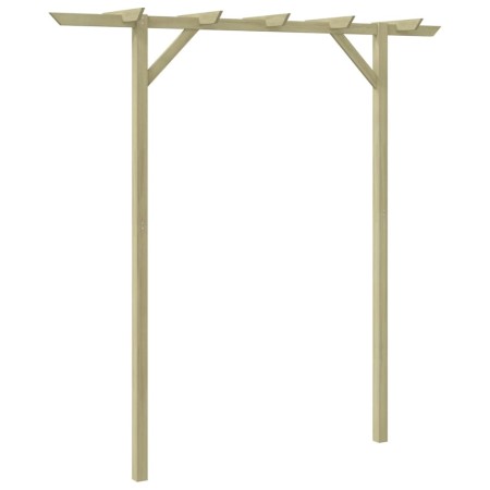 Gartenpergola aus Holz 205x40x203 cm von vidaXL, Pergolen, Bögen und Gartenspaliere - Ref: Foro24-41663, Preis: 66,09 €, Raba...