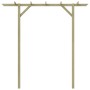 Pérgola de jardín de madera 205x40x203 cm de vidaXL, Pérgolas, arcos y enrejados de jardín - Ref: Foro24-41663, Precio: 66,09...