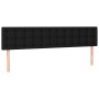 Cama box spring colchón y luces LED tela negro 200x200 cm de , Camas y somieres - Ref: Foro24-3133503, Precio: 627,47 €, Desc...