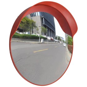 Orange plastic convex traffic mirror 60 cm by vidaXL, Road and traffic signs - Ref: Foro24-141681, Price: 48,78 €, Discount: %