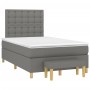 Cama box spring con colchón tela gris oscuro 120x200 cm de , Camas y somieres - Ref: Foro24-3137462, Precio: 444,06 €, Descue...