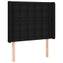 Cama box spring colchón y luces LED tela negro 80x200 cm de , Camas y somieres - Ref: Foro24-3138591, Precio: 316,45 €, Descu...