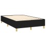 Cama box spring con colchón tela negro 120x200 cm de , Camas y somieres - Ref: Foro24-3142643, Precio: 411,15 €, Descuento: %