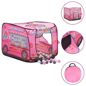 Children's play tent with 250 balls pink 70x112x70 cm by , Play tents and tunnels - Ref: Foro24-3107753, Price: 57,12 €, Disc...