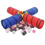 Children's play tunnel with 250 multicolored balls by , Play tents and tunnels - Ref: Foro24-3107711, Price: 58,16 €, Discoun...