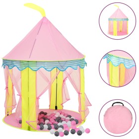 Children's play tent with 250 balls pink 100x100x127 cm by , Play tents and tunnels - Ref: Foro24-3107747, Price: 60,56 €, Di...