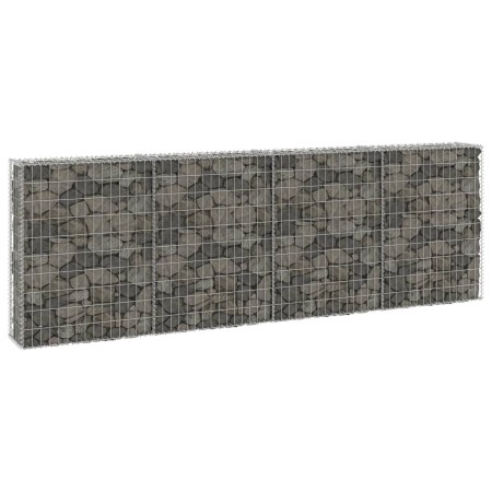 Gabionenwand mit verzinkten Stahlabdeckungen 300x30x100 cm von , Zaunpaneele - Ref: Foro24-147821, Preis: 141,85 €, Rabatt: %