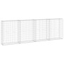 Gabion wall with galvanized steel covers 300x30x100 cm by , fence panels - Ref: Foro24-147821, Price: 141,85 €, Discount: %