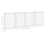 Gabion wall with galvanized steel covers 300x30x100 cm by , fence panels - Ref: Foro24-147821, Price: 141,85 €, Discount: %