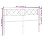 Kopfteil aus weißem Metall, 160 cm von , Kopf- und Fußteile - Ref: Foro24-372361, Preis: 29,65 €, Rabatt: %