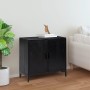 Solid black pine wood sideboard 75x35x70 cm by , Sideboards - Ref: Foro24-349924, Price: 175,24 €, Discount: %