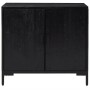 Aparador de madera maciza de pino negro 75x35x70 cm de , Aparadores - Ref: Foro24-349924, Precio: 183,99 €, Descuento: %