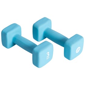 Pure2Improve Blue Neoprene Dumbbell Set 2x3 kg by , free weight - Ref: Foro24-427690, Price: 46,99 €, Discount: %