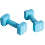 Pure2Improve Blue Neoprene Dumbbell Set 2x3 kg by , free weight - Ref: Foro24-427690, Price: 46,68 €, Discount: %