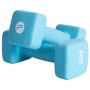 Pure2Improve Blue Neoprene Dumbbell Set 2x3 kg by , free weight - Ref: Foro24-427690, Price: 46,68 €, Discount: %