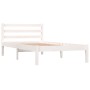 Estructura de cama madera maciza de pino blanco 90x190 cm de , Camas y somieres - Ref: Foro24-810396, Precio: 70,06 €, Descue...