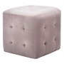 Mesitas de noche 2 unidades terciopelo rosa 30x30x30 cm de vidaXL, Mesitas de noche - Ref: Foro24-249020, Precio: 76,13 €, De...