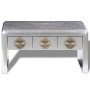 Aviator style coffee table with 3 vintage style drawers by vidaXL, Coffee table - Ref: Foro24-242119, Price: 354,54 €, Discou...