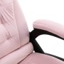 Pink velvet massage office chair by , Office chairs - Ref: Foro24-20574, Price: 237,99 €, Discount: %