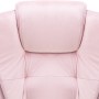 Pink velvet massage office chair by , Office chairs - Ref: Foro24-20574, Price: 237,99 €, Discount: %