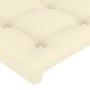 Cabeceros 2 unidades cuero sintético color crema 100x5x78/88 cm de , Cabeceros y pies de cama - Ref: Foro24-346526, Precio: 7...