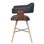 Dining chairs, 2 units, curved wood and dark gray fabric by vidaXL, dining chairs - Ref: Foro24-241687, Price: 253,99 €, Disc...