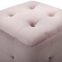 Mesitas de noche 2 unidades terciopelo rosa 30x30x30 cm de vidaXL, Mesitas de noche - Ref: Foro24-249020, Precio: 76,13 €, De...